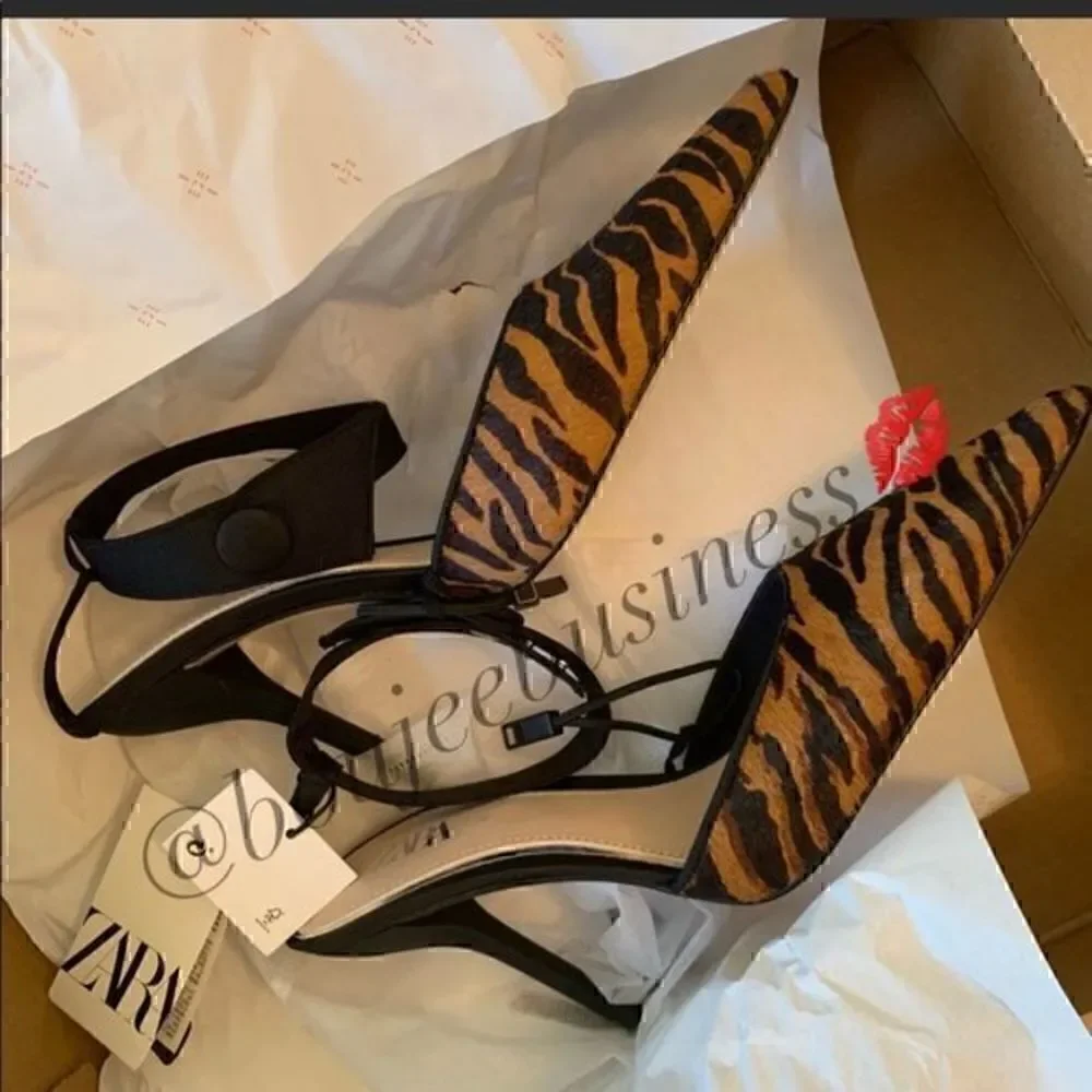 ZARA sling back heels